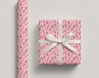 Baby-Dusche-Geschenkpapier