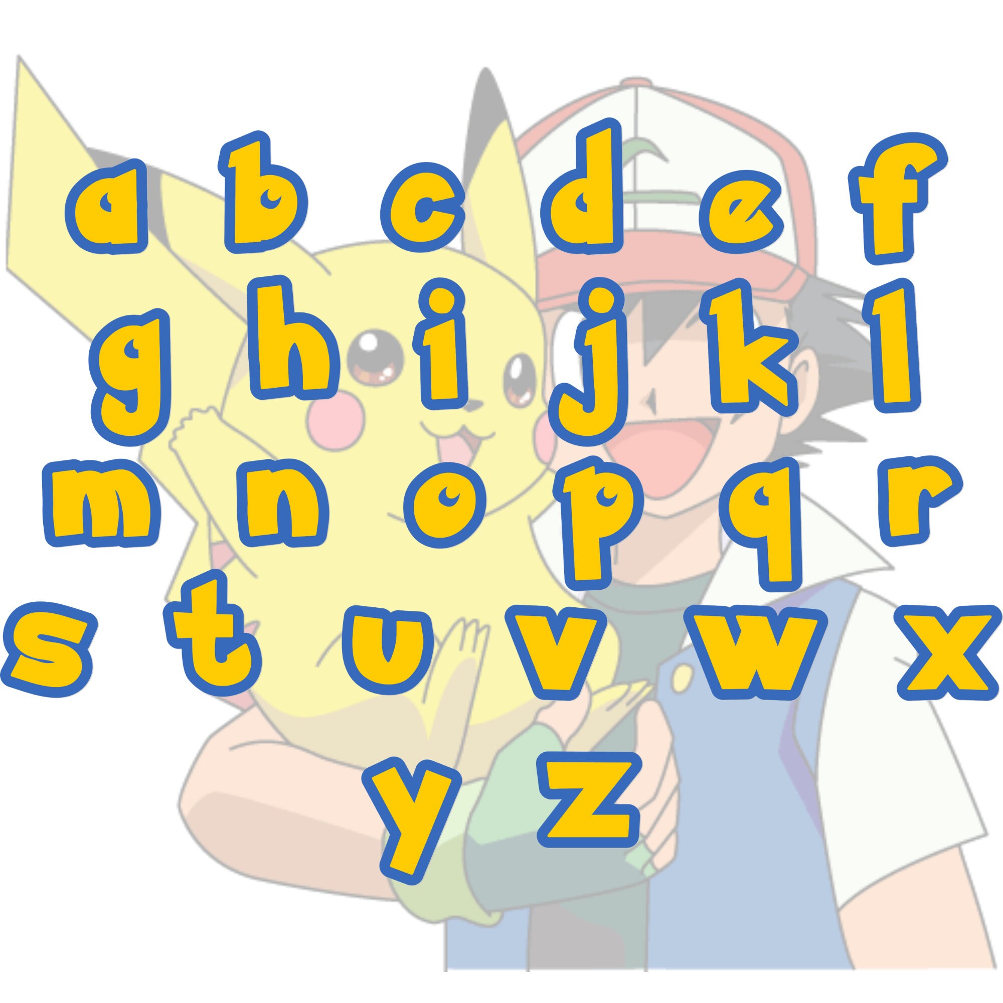 Pokemon Font Bundle This Pokemon Font is Great for Creating Etsy