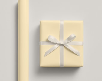 Pastel Yellow Wrapping Paper