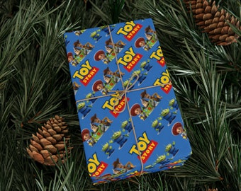Disney Store Stitch Festive Wrapping Paper