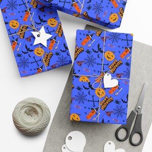 Halloween wrapping paper, Halloween Gift Wrap Paper, 1pc, Trick or treat gift wrap