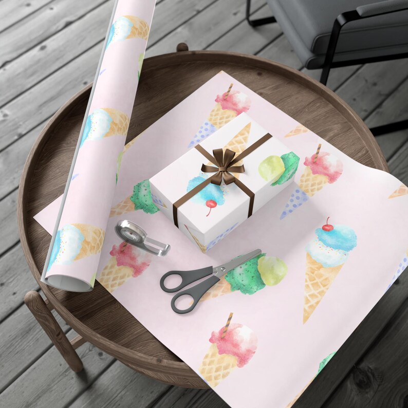 Ice cream wrapping paper 5
