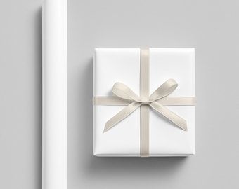White Wrapping Paper