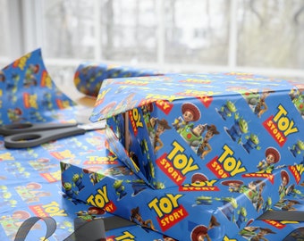 Toy Story Gift Wrap Paper, 1pc blue