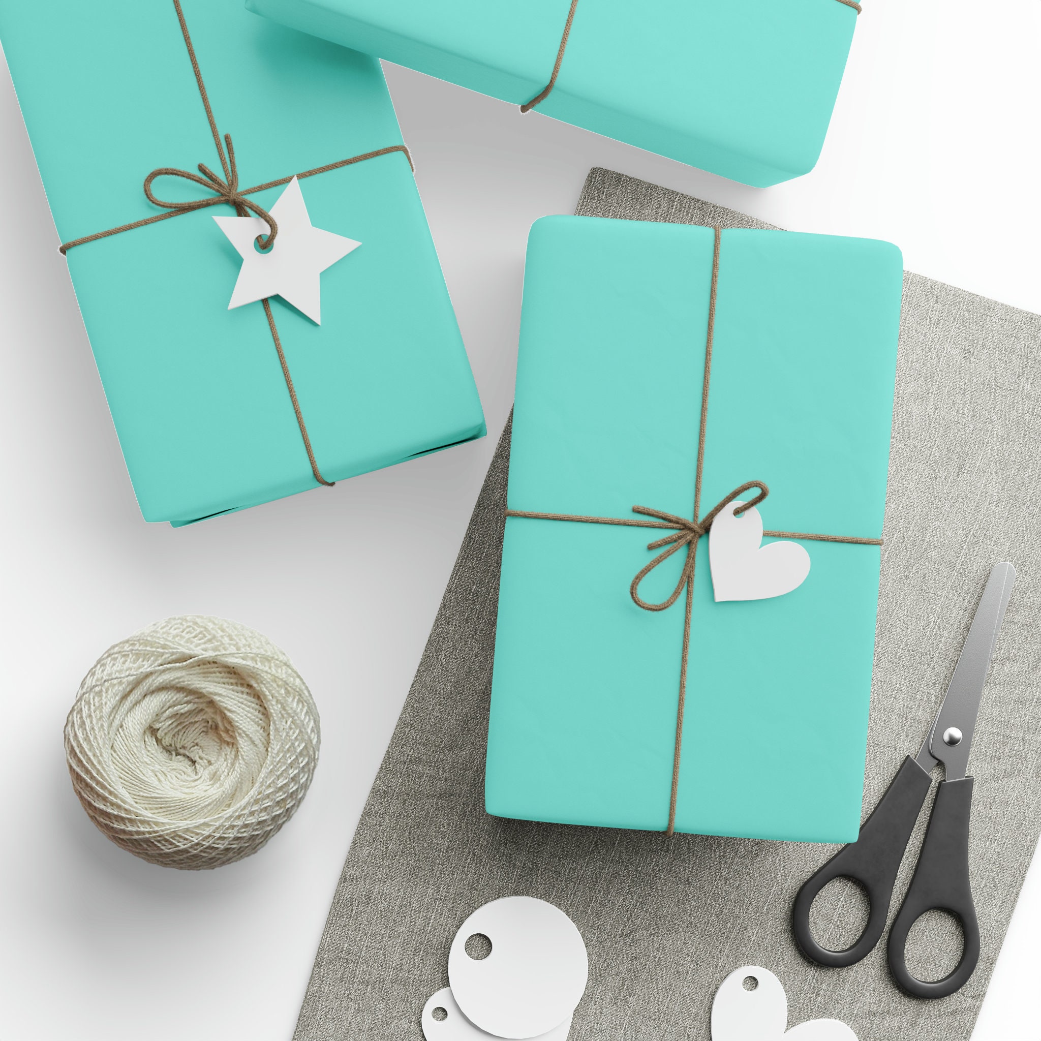 Wrapping paper - Midnight Forest Teal – Belle & Boo