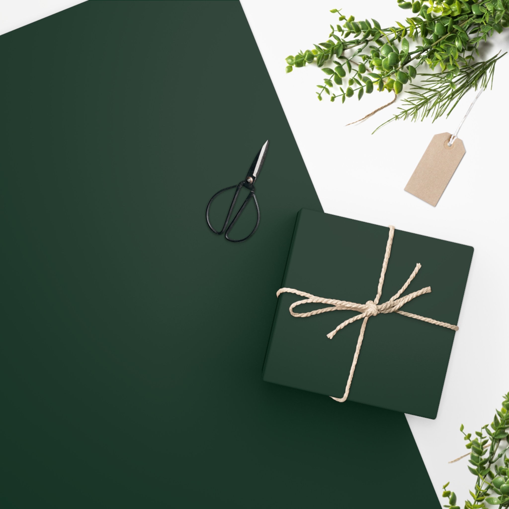 Green Wrapping Paper 