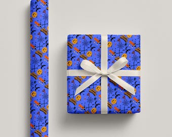 Halloween wrapping paper