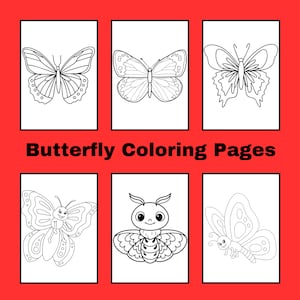 Butterfly coloring pages, Bug coloring pages for kids, kindergarten coloring, Butterfly coloring activity for kids, Insect coloring pages