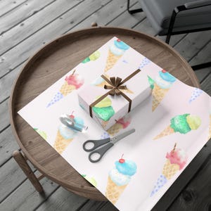 Ice cream wrapping paper 4