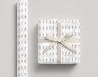 Crossword puzzle wrapping paper