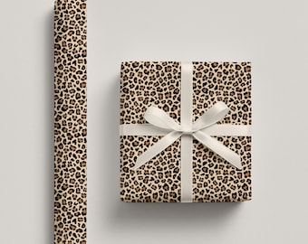 Leopard Print Wrapping Paper