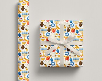 Hanukkah Wrapping Paper