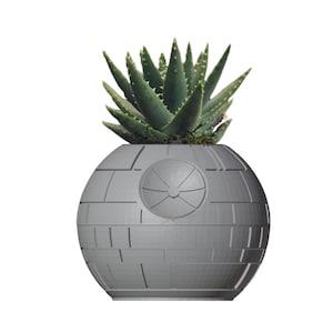 Star Wars Planter Stl, Death star File For 3D Printing, 3D Star Wars Models, 3D Stl Print Files