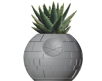 Star Wars Planter Stl, Death star File For 3D Printing, 3D Star Wars Models, 3D Stl Print Files