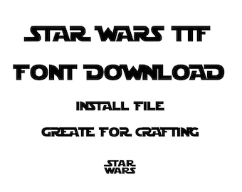 Scarica il font Star Wars TTF per Word, font Star Wars scaricabile TTF, file font TTF, che il 4 maggio sia con te, font installabile Star Wars