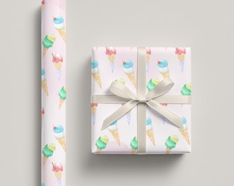 Ice Cream Wrapping Paper