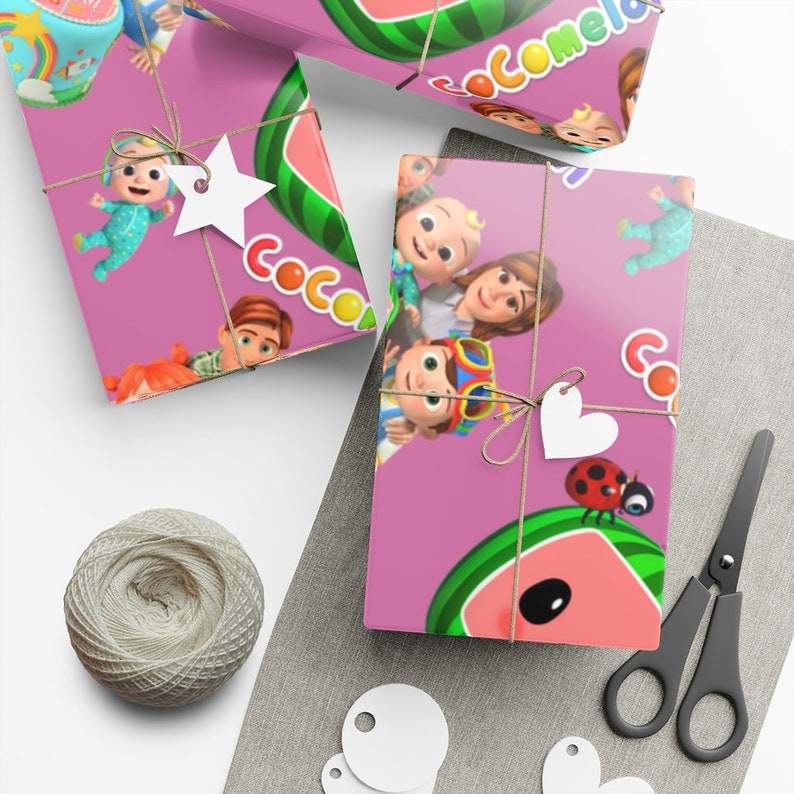 Wrapping Paper Gift Wrap Paper Kids Etsy