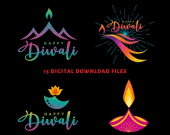 Diwali printables PNG SVG files, Diwali decorations PNG instant downloads, Happy Diwali digital downloads, Diwali Designs, Diwali images