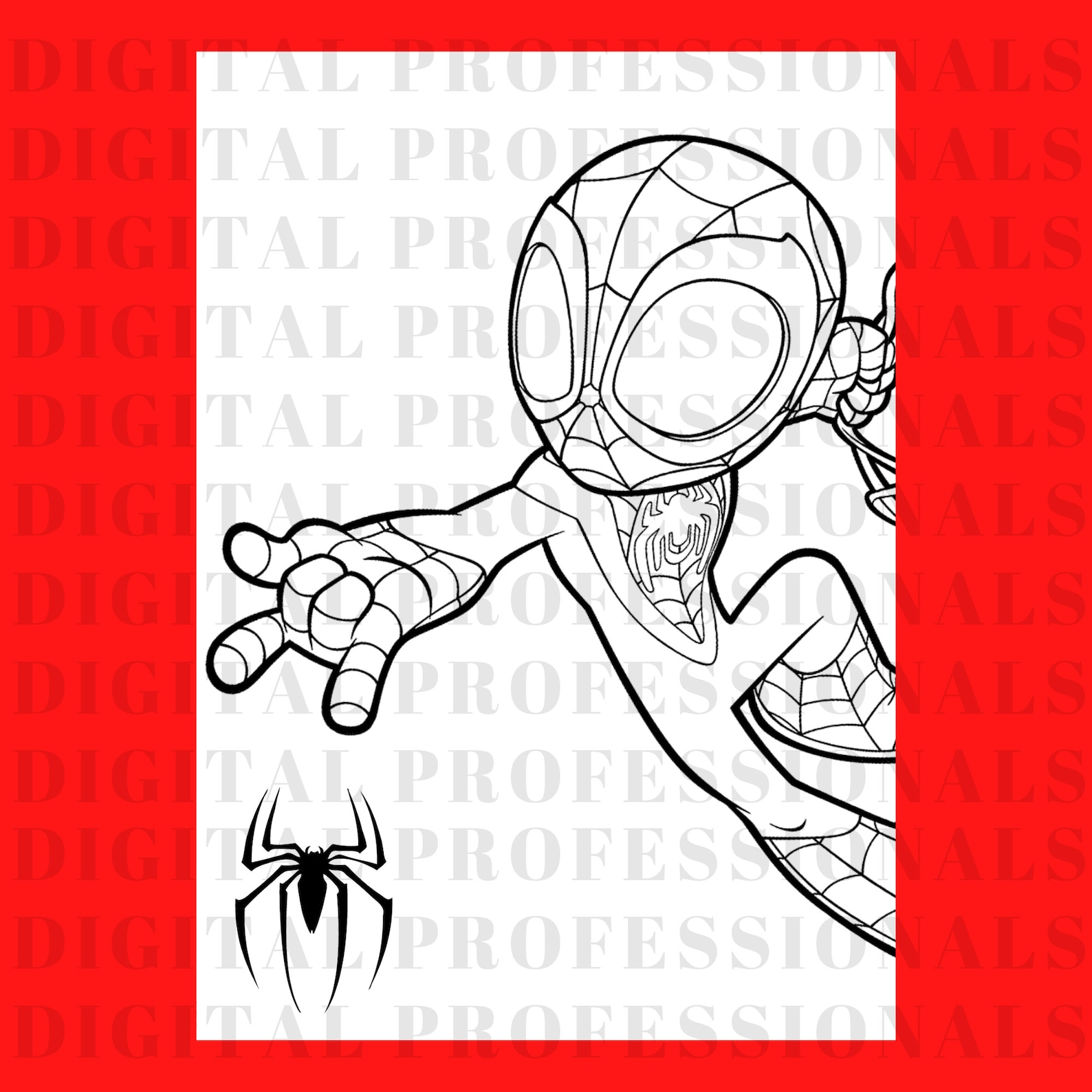 Spidey and His Amazing Friends Coloring Book for Kids - Etsy