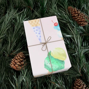 Ice cream wrapping paper 7