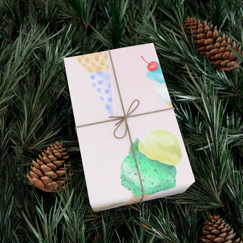 Ice cream wrapping paper 7