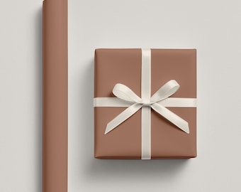 Mocha Wrapping Paper