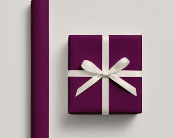 Carta da regalo color prugna