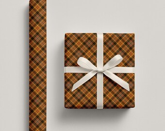 Rot kariertes Geschenkpapier