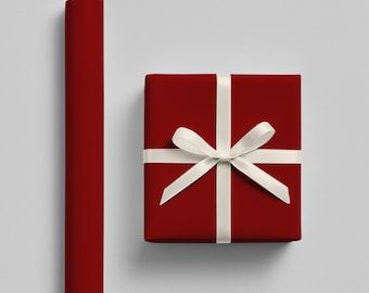Dark Red Wrapping Paper