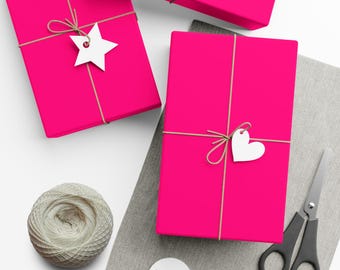 Hot Pink Wrapping Paper
