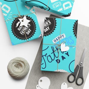 Best dad in the world wrapping paper, fathers day wrapping paper, dad gifts