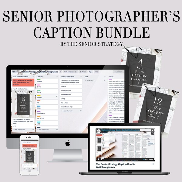 250+ Social Media Captions for Senior Photographers