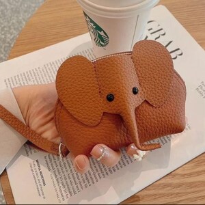 Petit Porte-Monnaie Éléphant Mignon – Femme – Style Tendance et Original