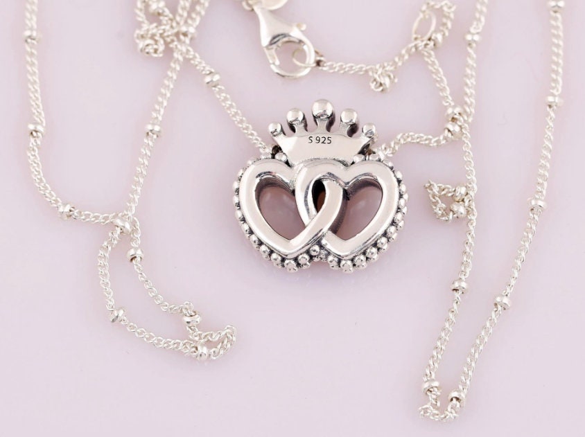 Pandora united on sale regal hearts necklace