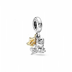 Silver Pandora Tiana Frog Prince Dangle Charm Etsy UK