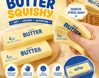 Soft butter squishy slow rising