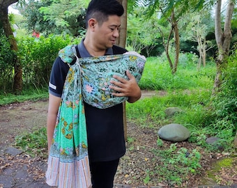 Traditional Indonesian Baby Carrier for Modern Love / Adjustable Baby Carrier Ring Sling / Batik Bali