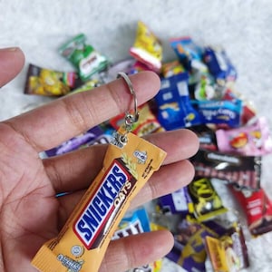 Keychain / Miniature snack Keychain / Set of 10