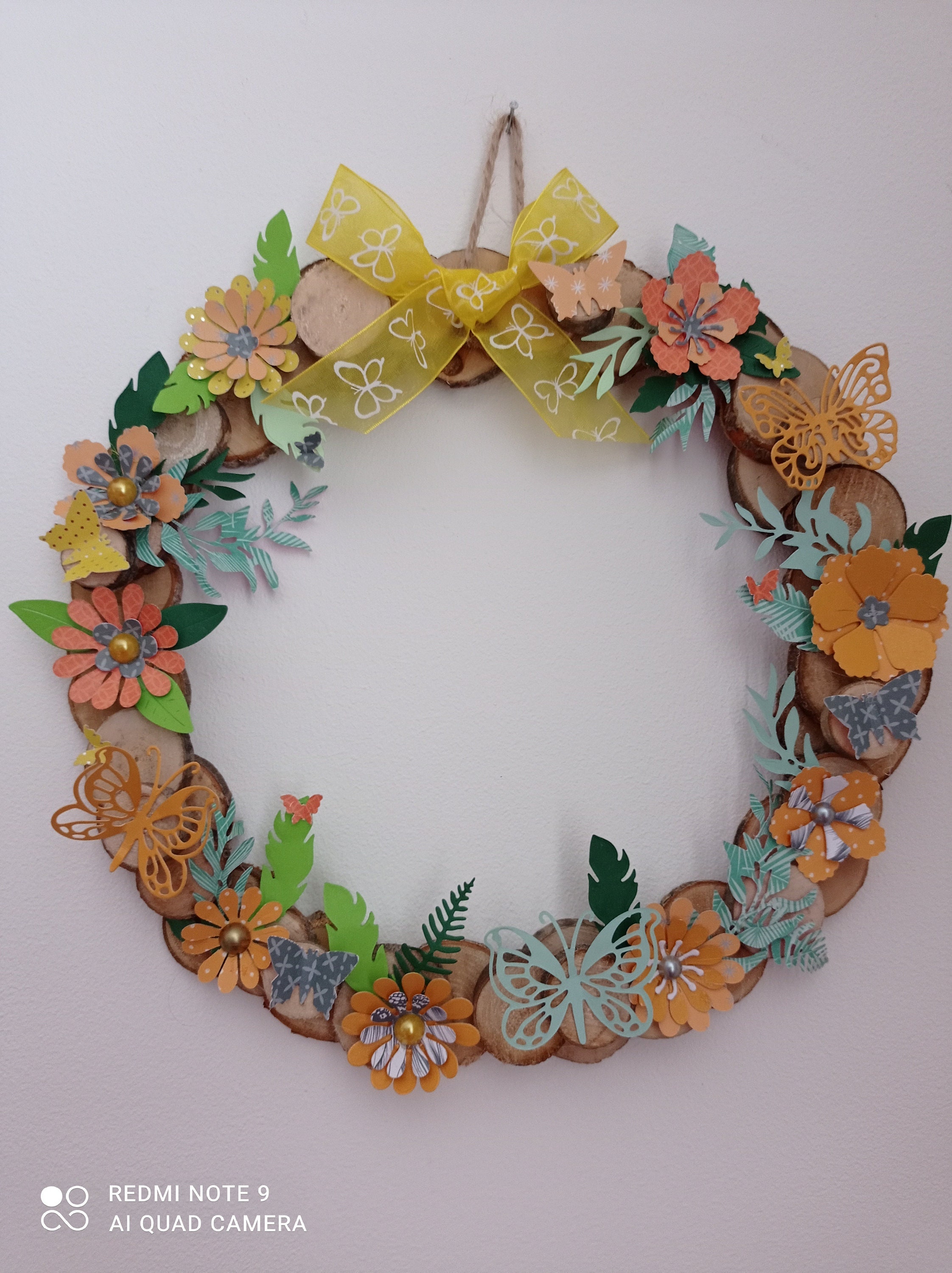 Couronne de Printemps Fait Maison