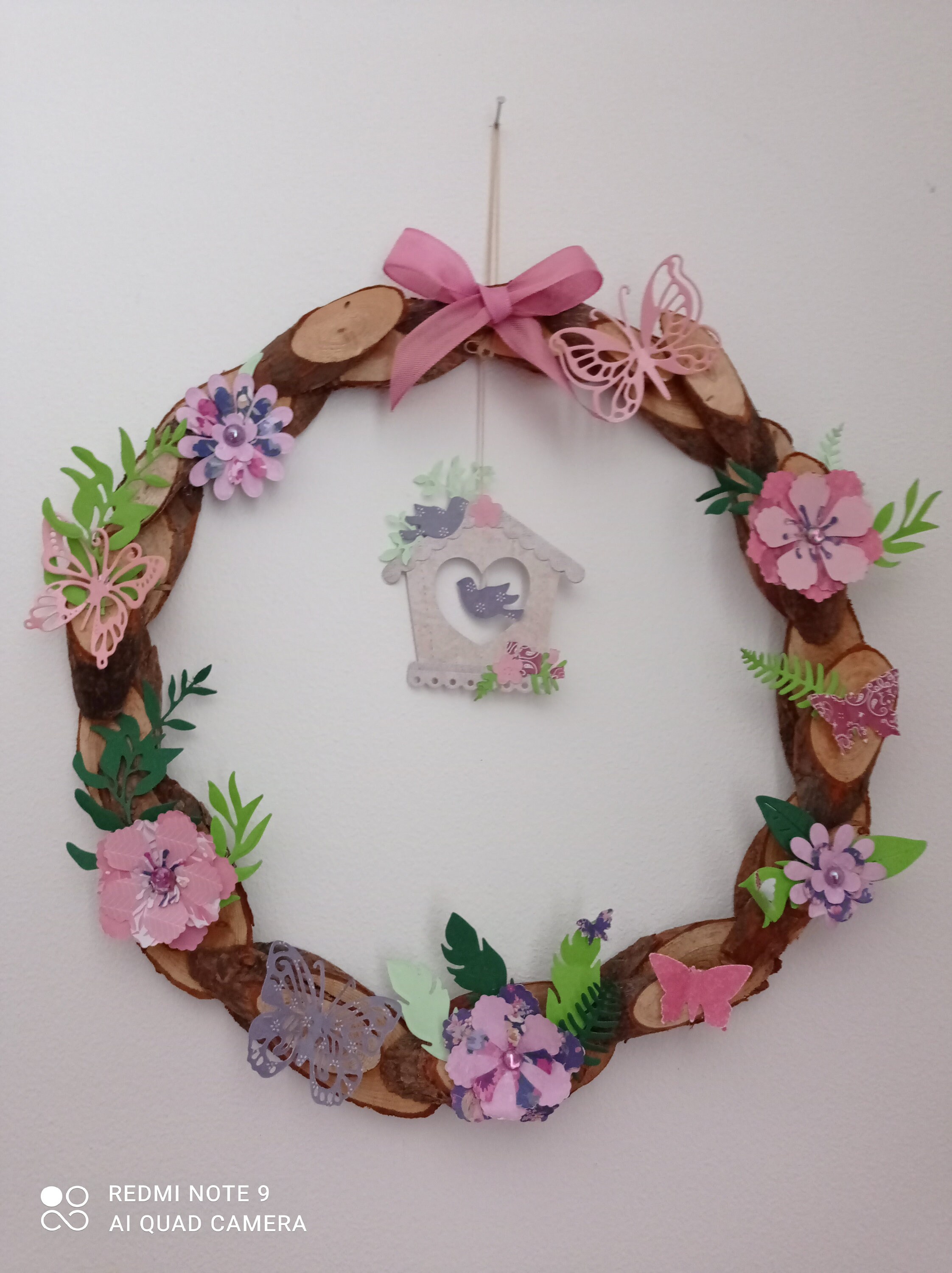 Couronne de Printemps Fait Maison