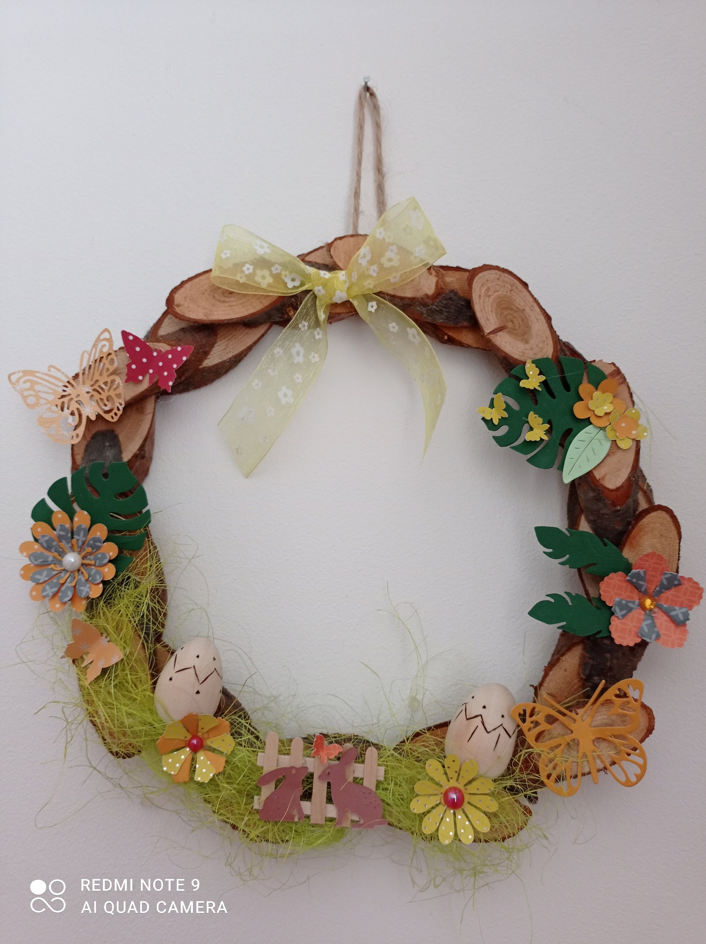 Couronne de Printemps Fait Maison