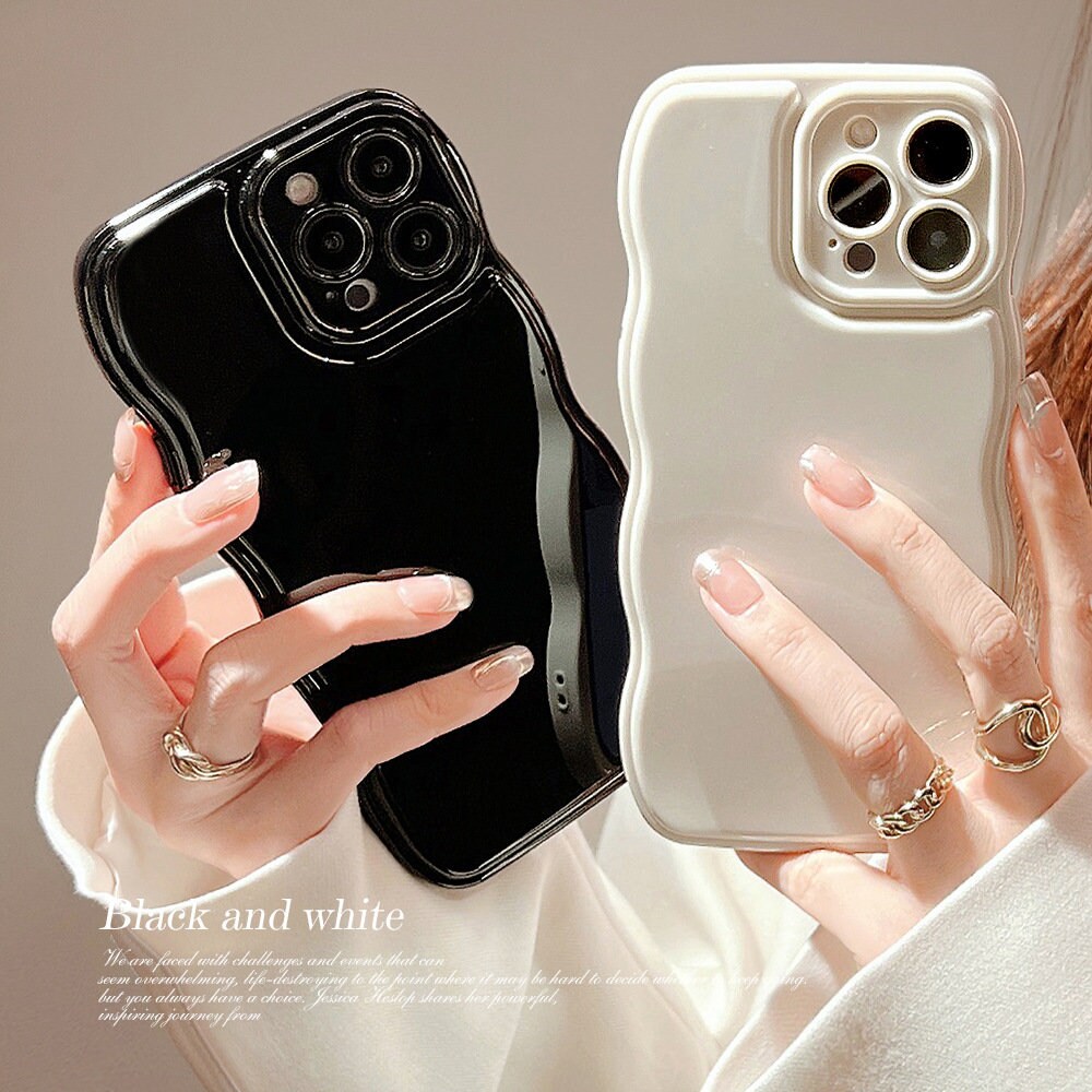 Cube Silk Scarf Chain Cute Phone Cases for iPhone 14, 12 Pro Max