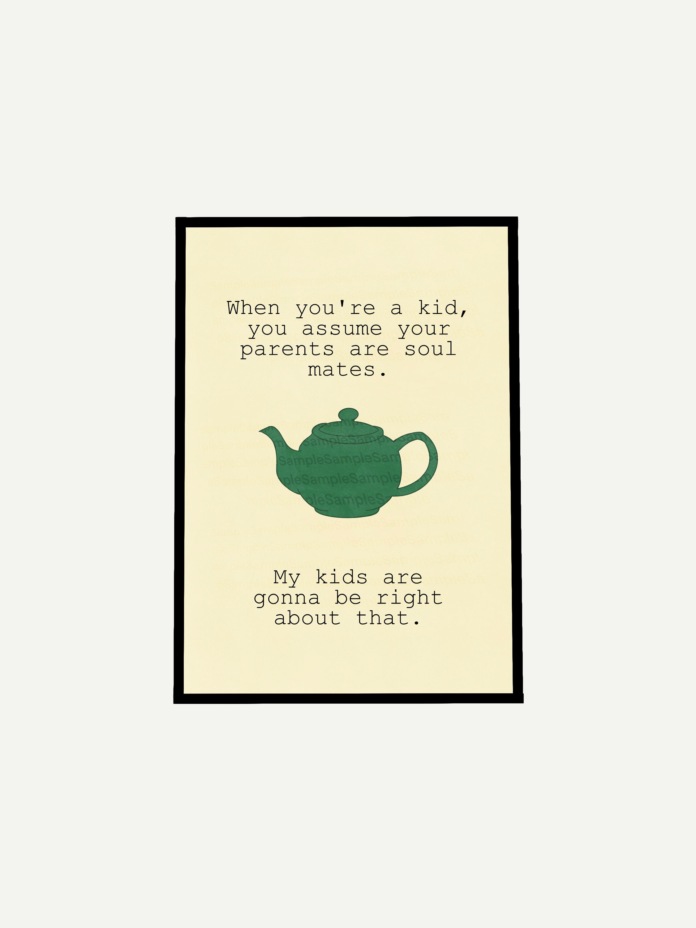 The Office Wall Art Teapot Christmas Jim and Pam. Digital Etsy