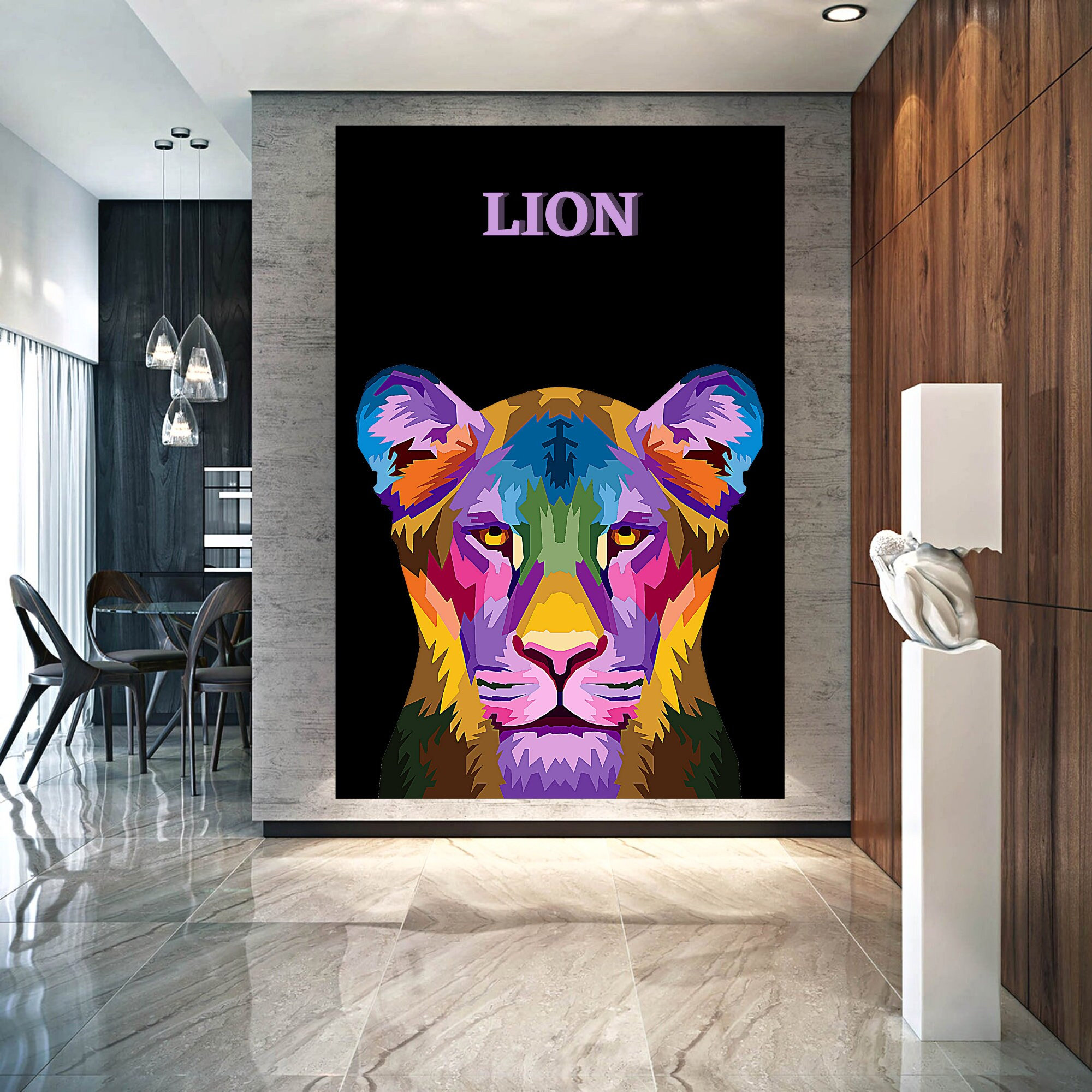 Tableau Lion - Tableau