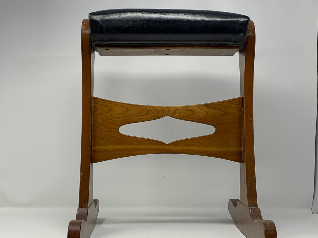 Vintage Kindel Furniture Rocking Gout Foot Rest, Grand Rapids Michigan