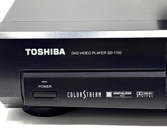 Toshiba SD-1700 DVD Video Disc Player With Remote - Etsy