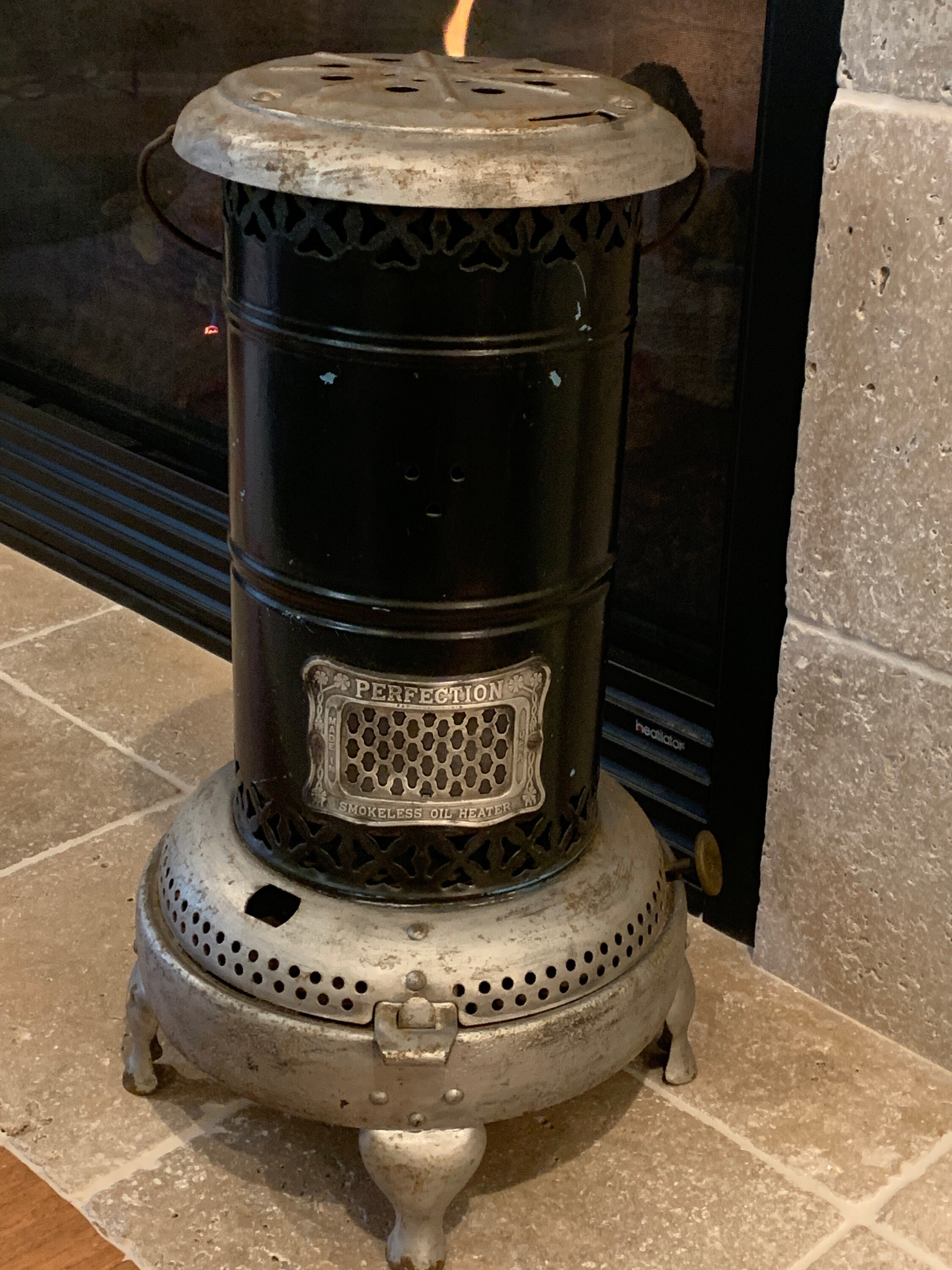 Antique Perfection Smokeless Oil Heater No. 330 UNTESTED Etsy