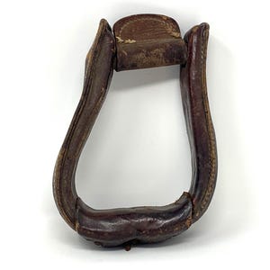 Vintage Leather Horse Stirrup