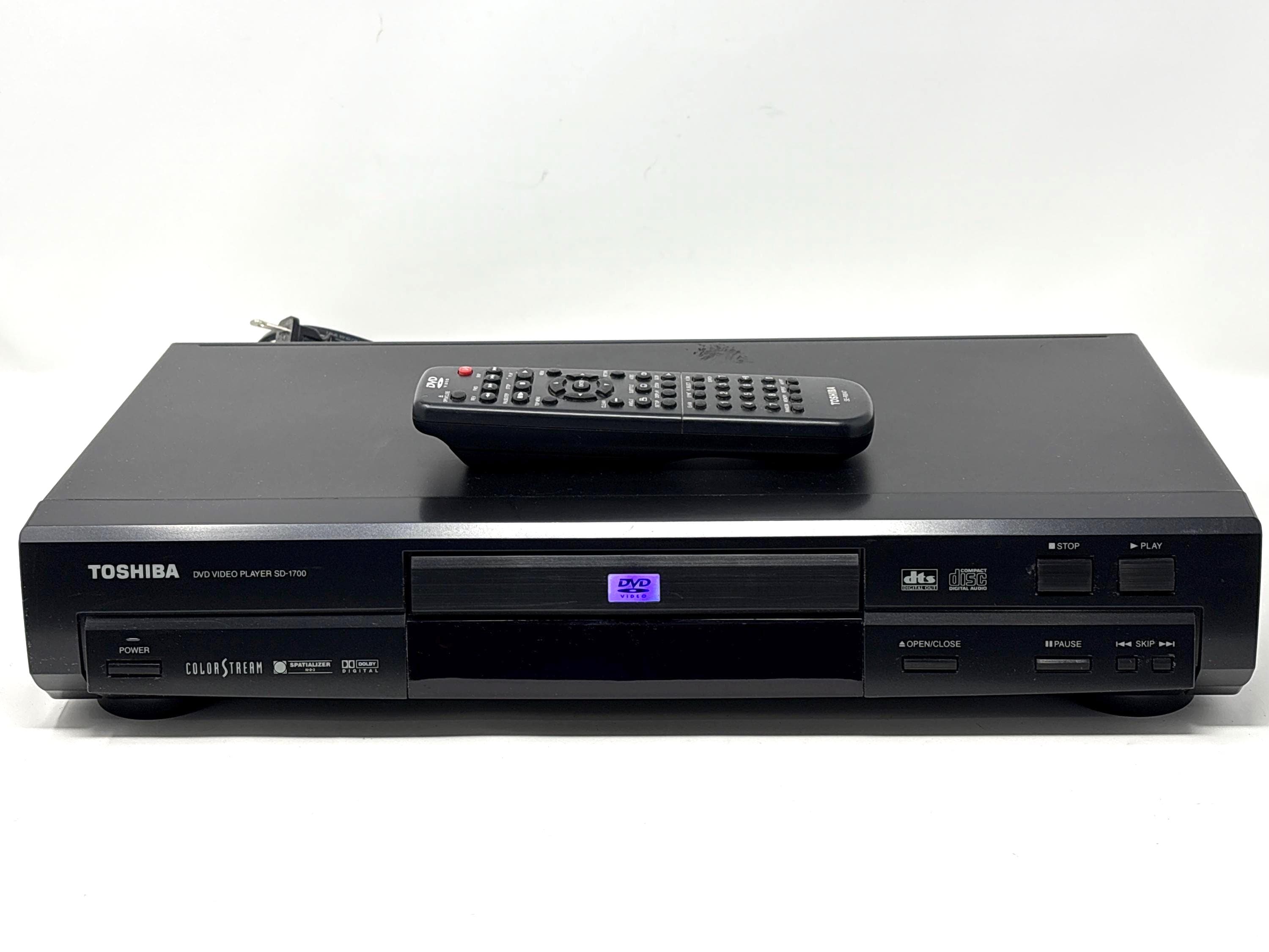 DVDプレイヤー　TOSHIBA Toshiba SD-1700 DVD Video Disc Player With Remote - Etsy