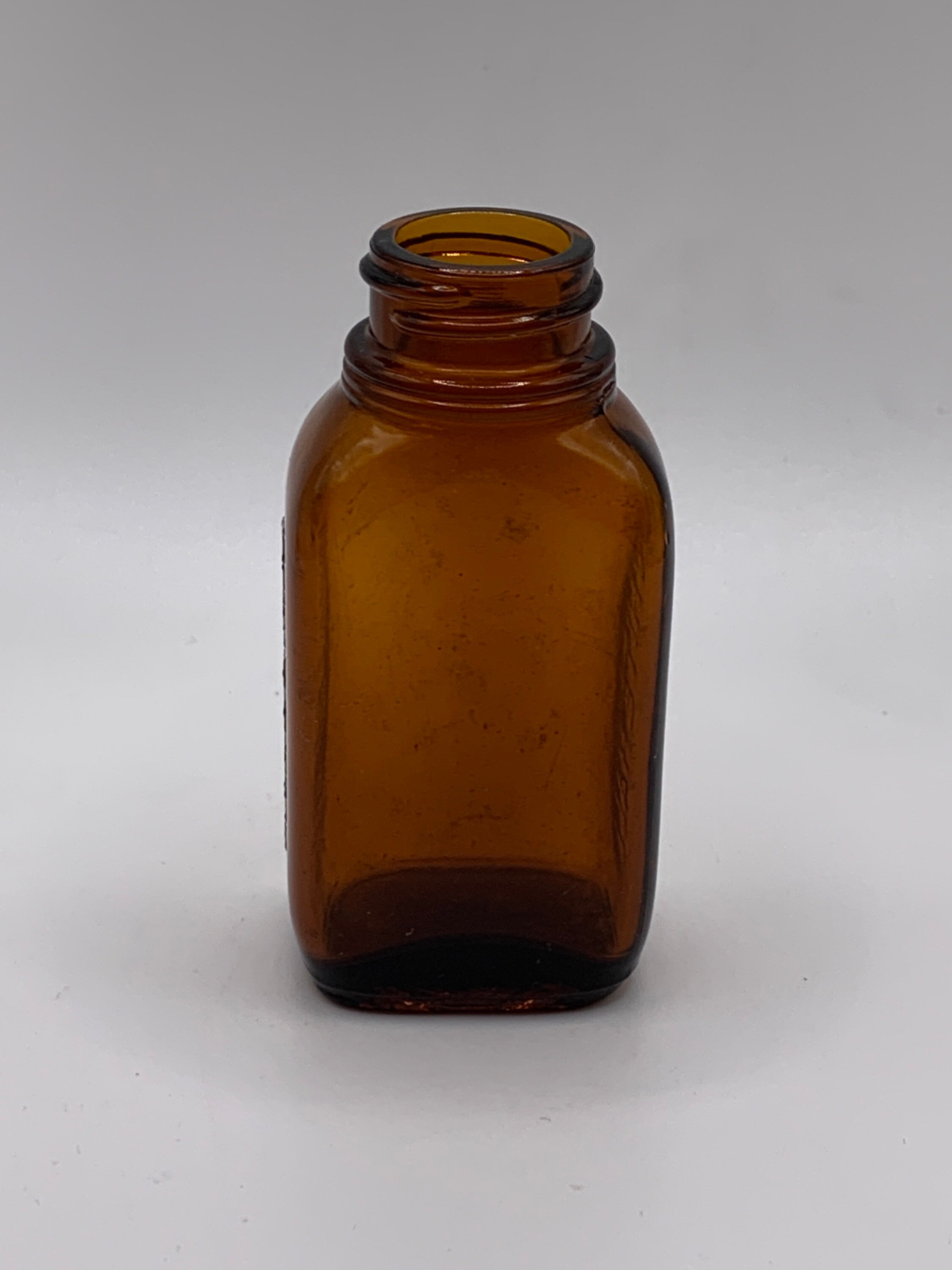 Vintage Whitehall Embossed Amber Glass Anacin Medicine Bottle Etsy
